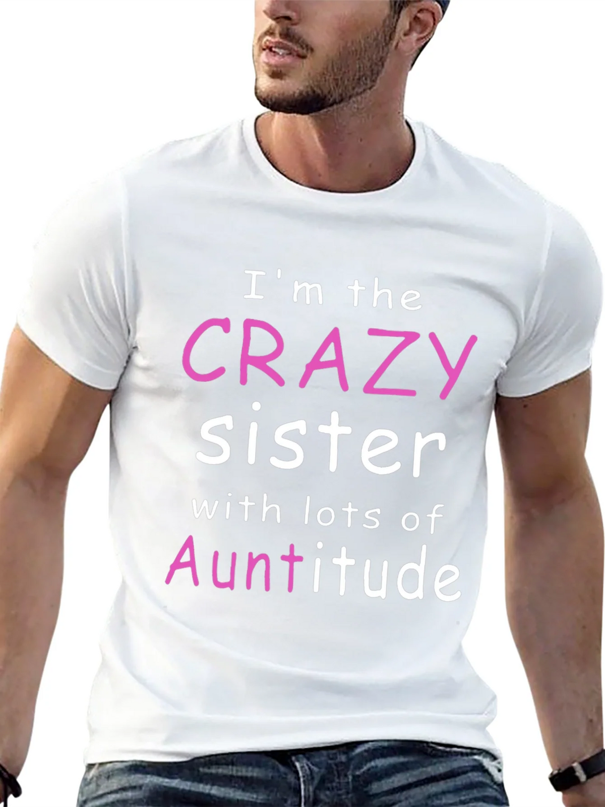 Crazy Sister Auntitude T-Shirt product image 12