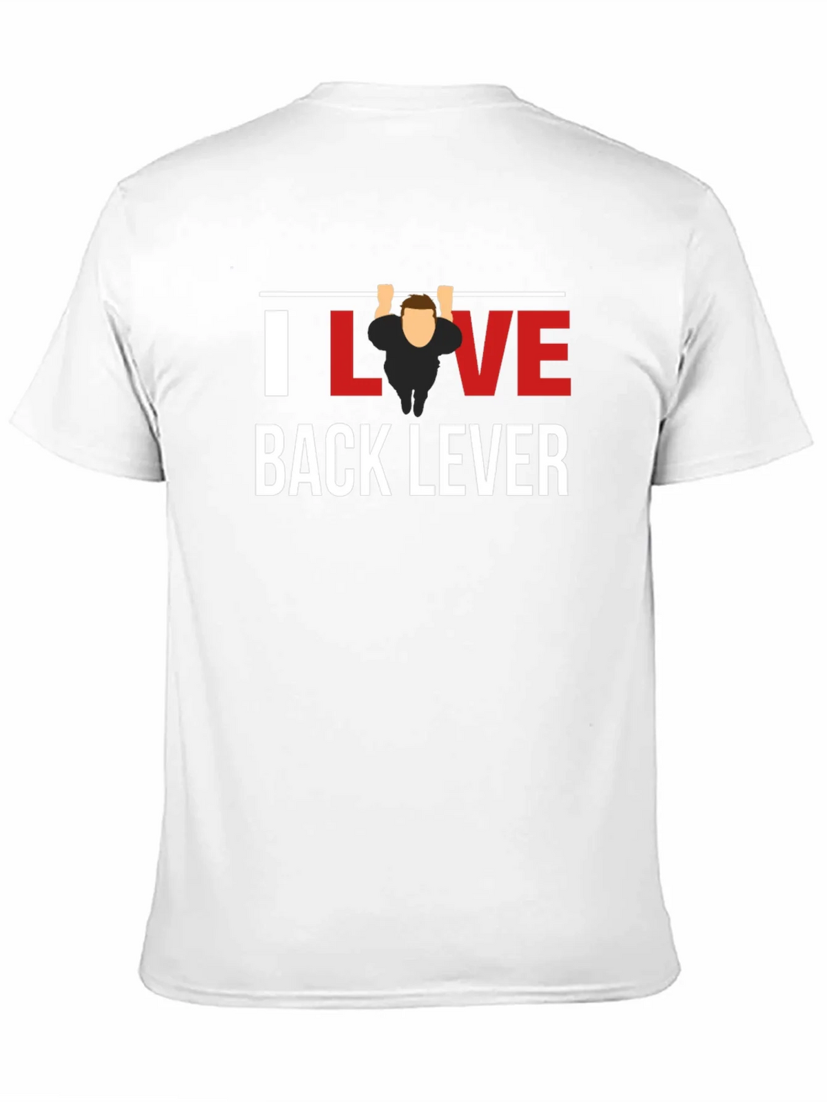 I Love Back Lever Black T-Shirt Gym Workout product image 9