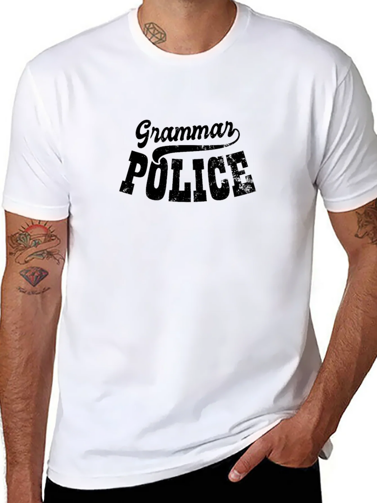 Grammar Police Graphic Tee - Correcting in Style product image 5
