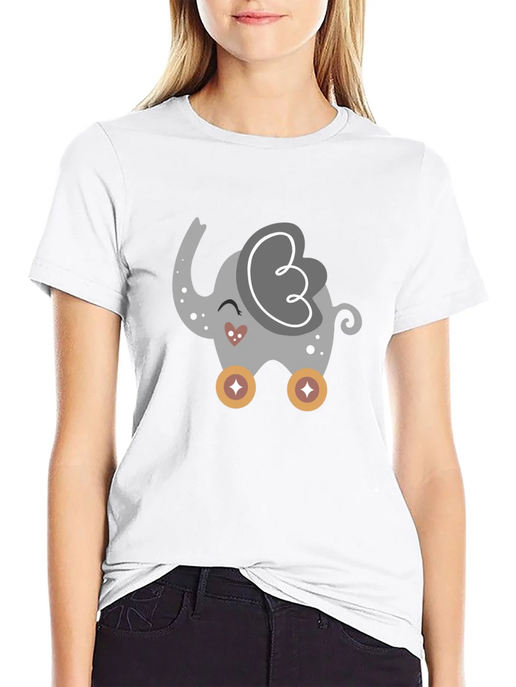 Cute Cartoon Elephant T-Shirt product image 8