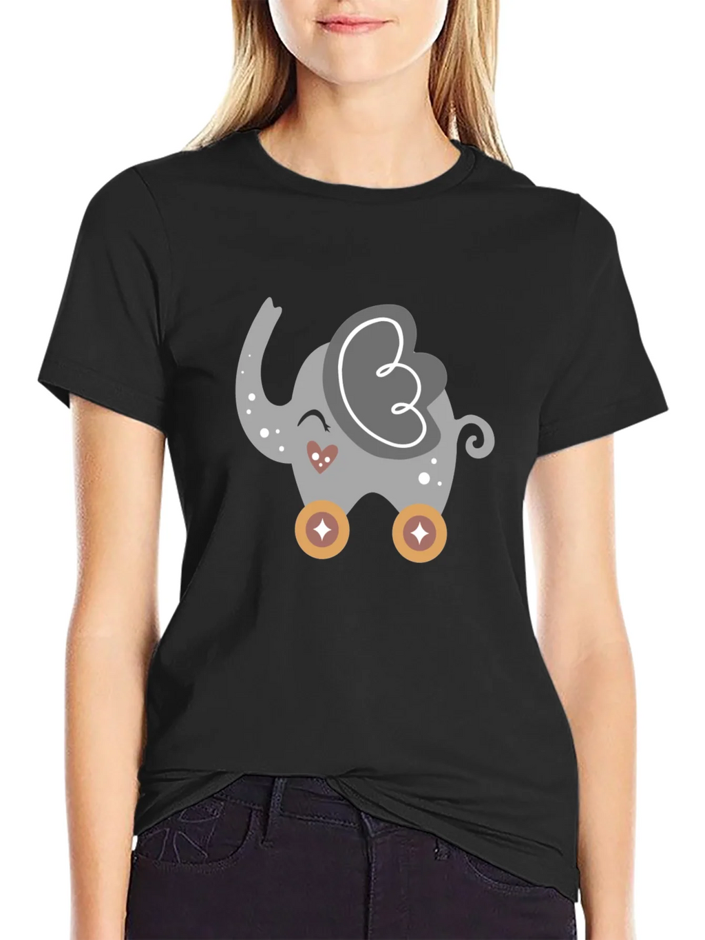 Cute Cartoon Elephant T-Shirt product image 2