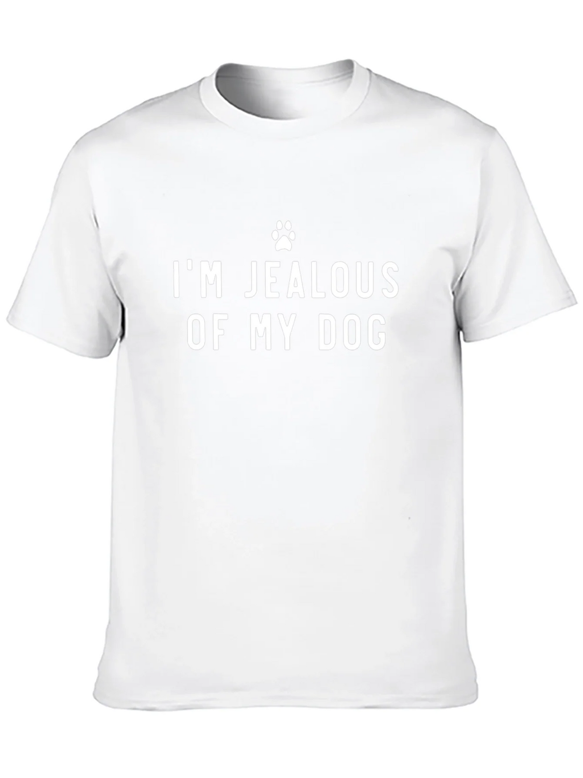 Jealous of My Dog Funny Novelty Graphic Tee product image 8
