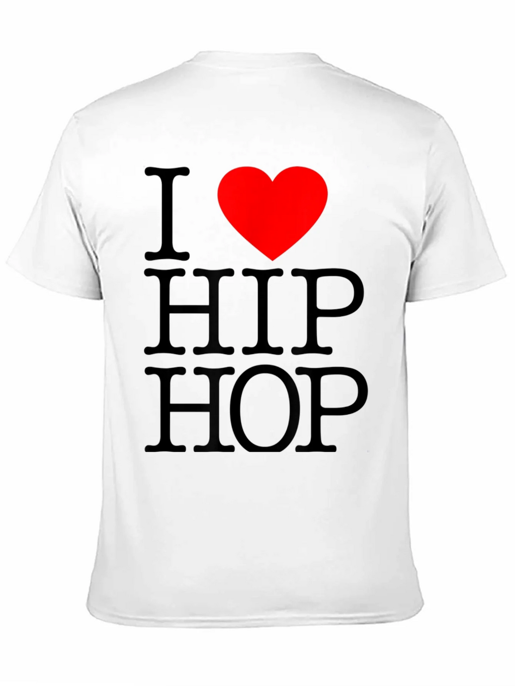 I Love Hip Hop Graphic Black T-Shirt product image 2
