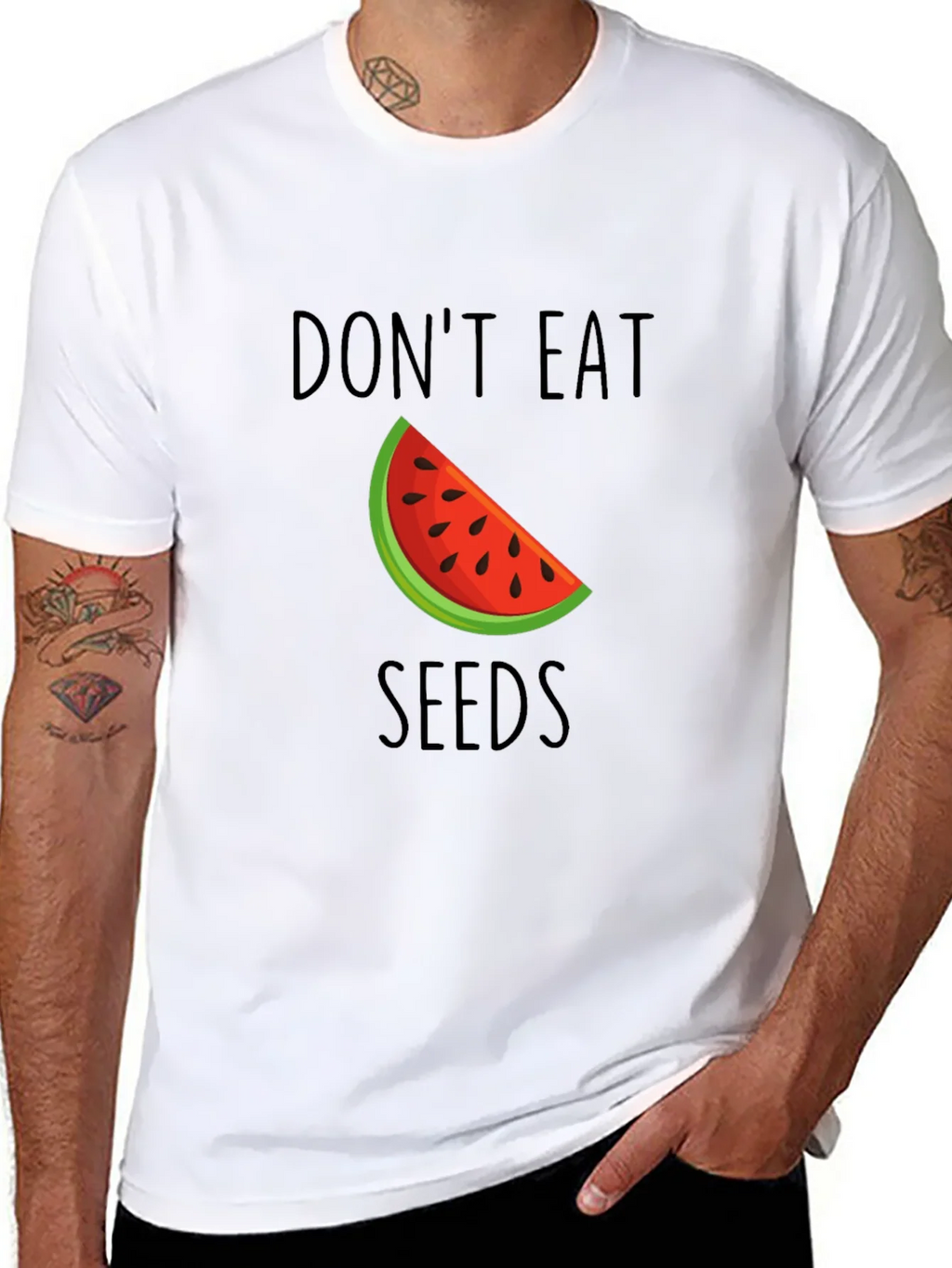Dont Eat Seeds T-Shirt - Novelty Watermelon Graphic Tee product image 7