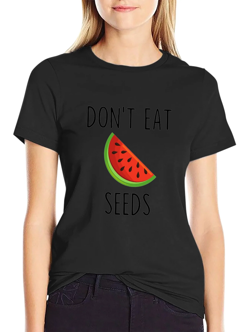 Dont Eat Seeds T-Shirt - Novelty Watermelon Graphic Tee product image 2