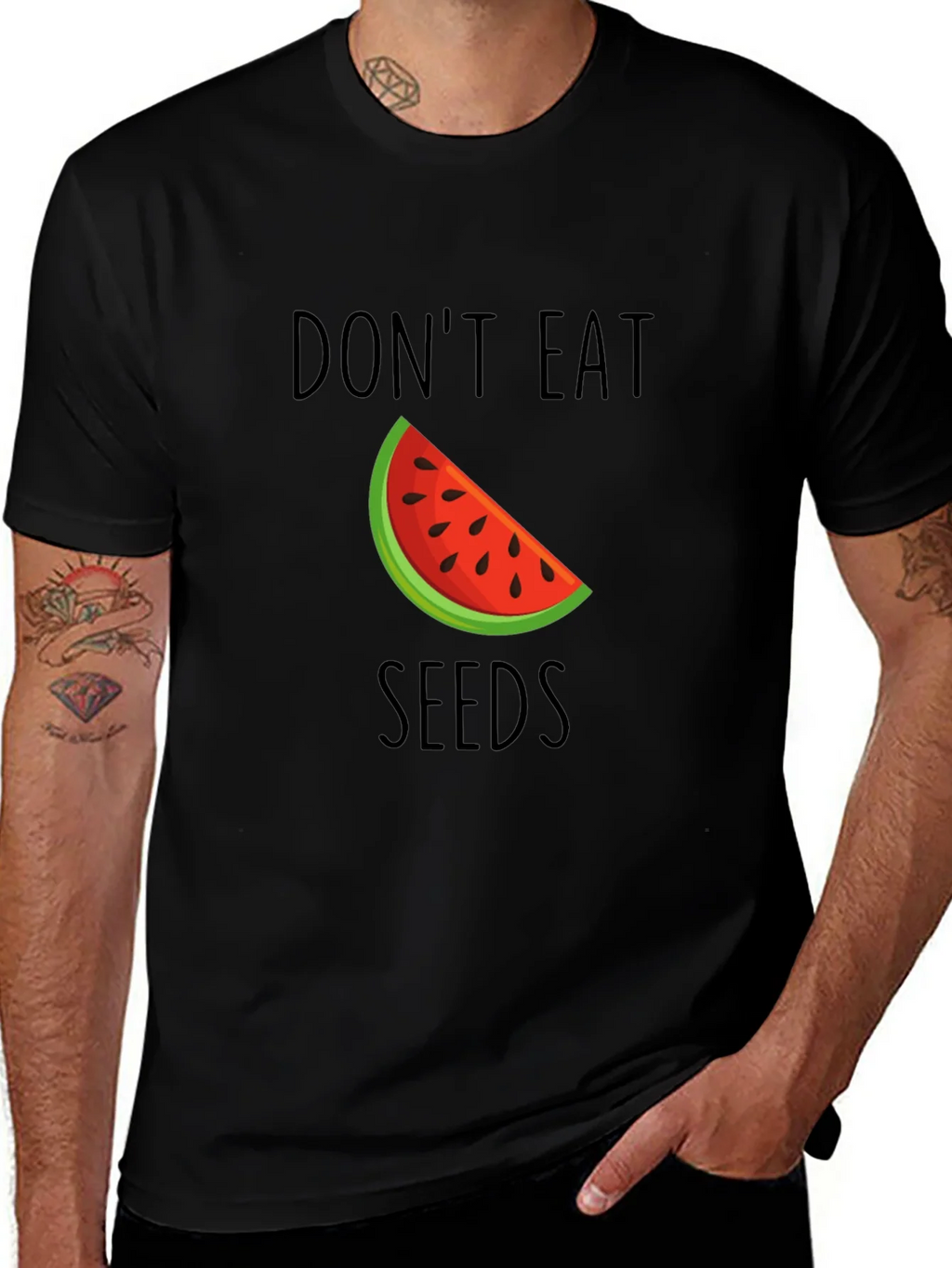 Dont Eat Seeds T-Shirt - Novelty Watermelon Graphic Tee product image 1