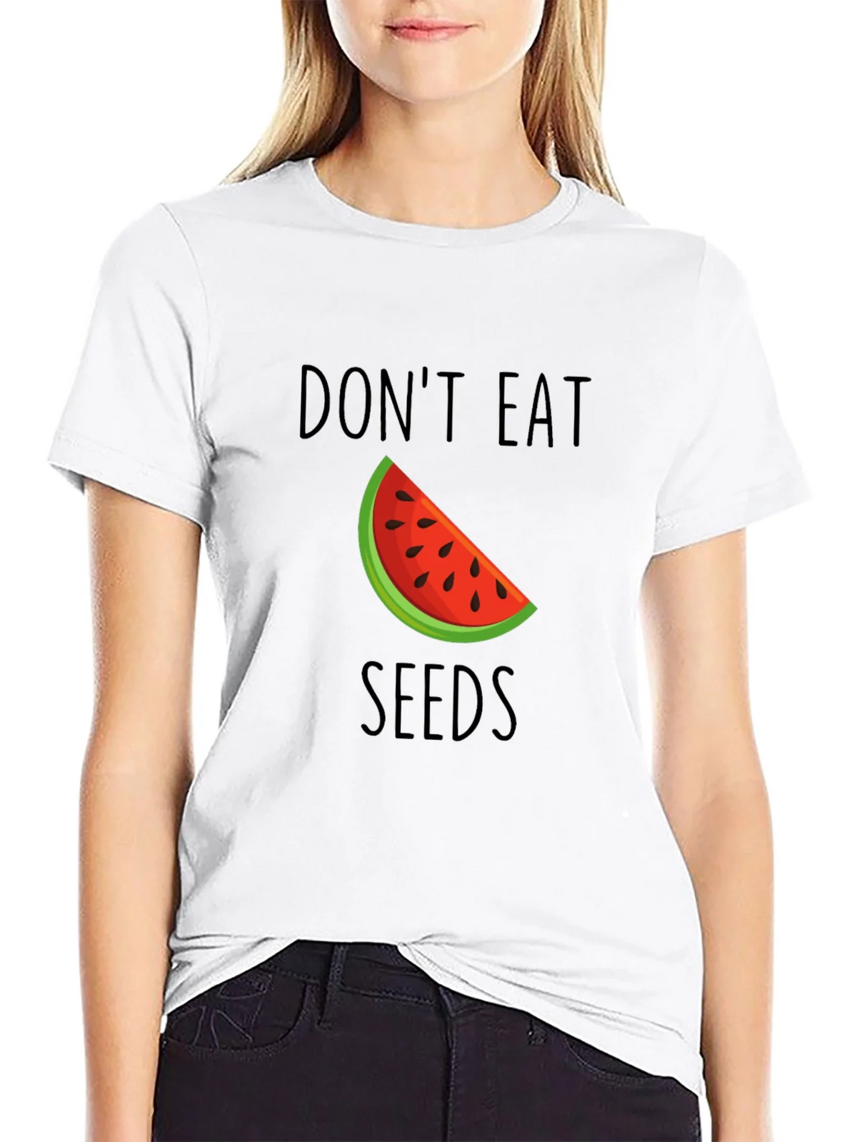 Dont Eat Seeds T-Shirt - Novelty Watermelon Graphic Tee product image 8