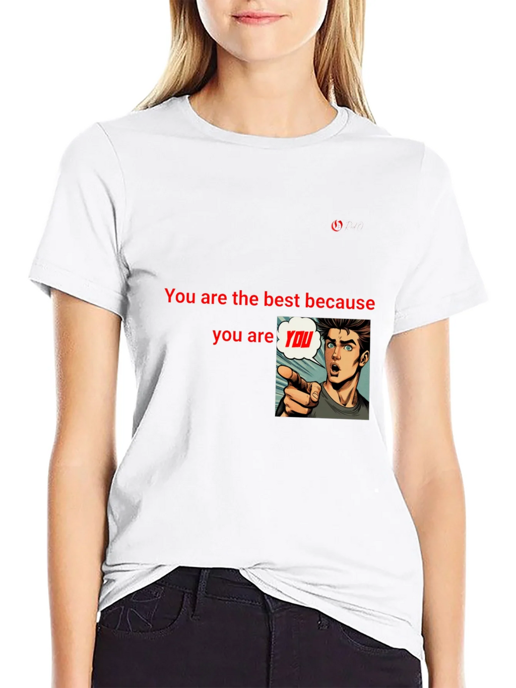 Unique Black T-Shirt: Be Yourself Design product image 8