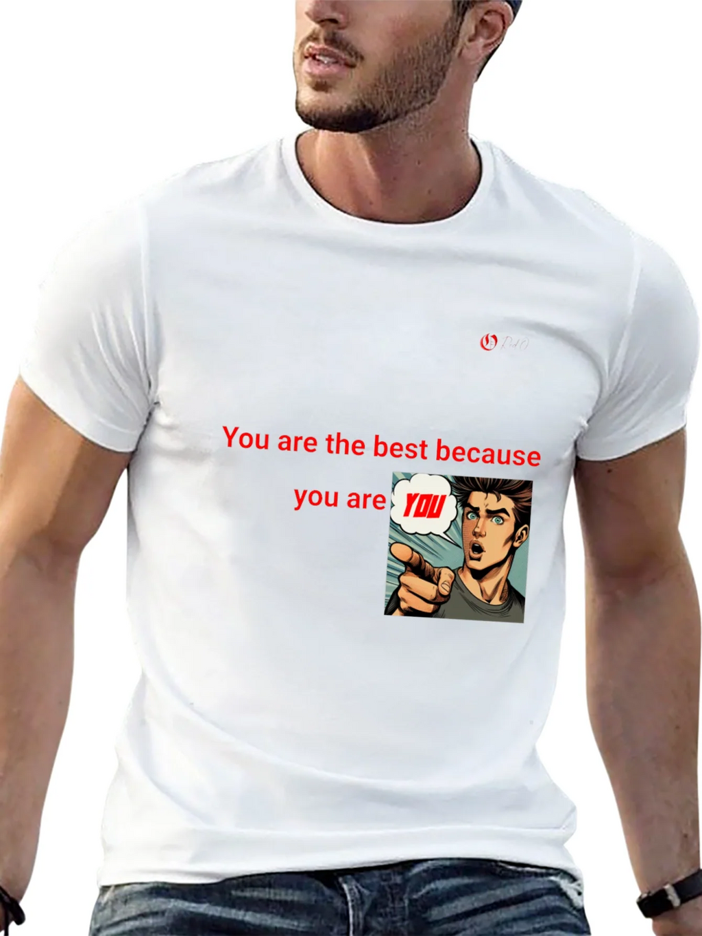 Unique Black T-Shirt: Be Yourself Design product image 12