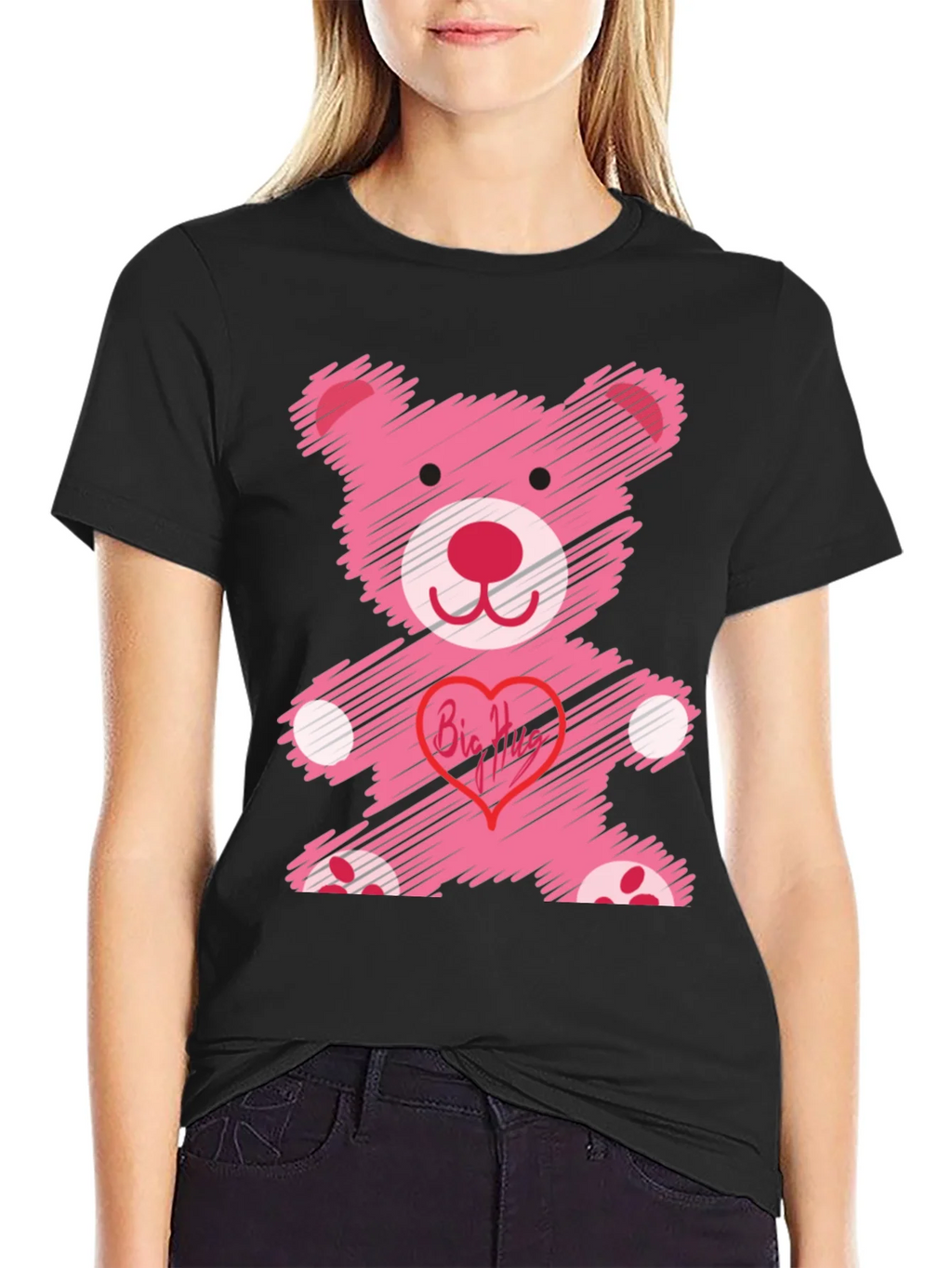 Cute Teddy Bear Graphic T-Shirt product image 2