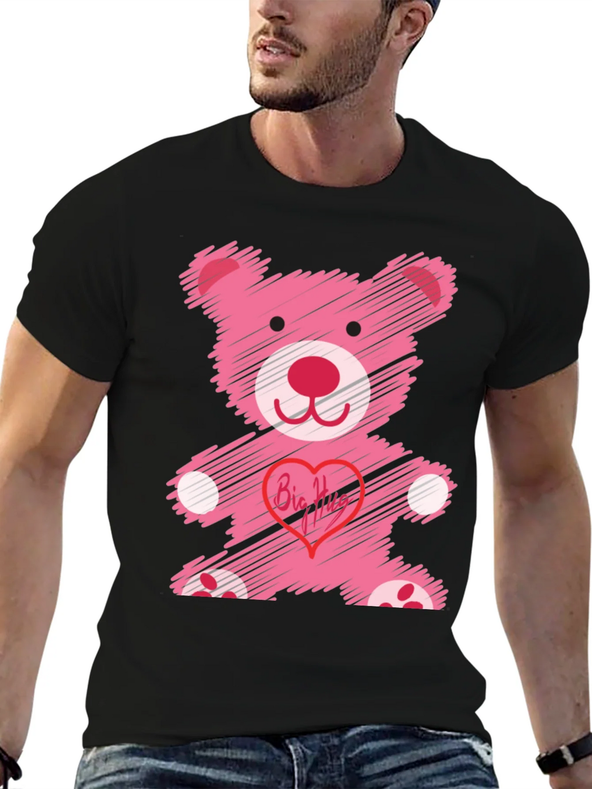 Cute Teddy Bear Graphic T-Shirt product image 4