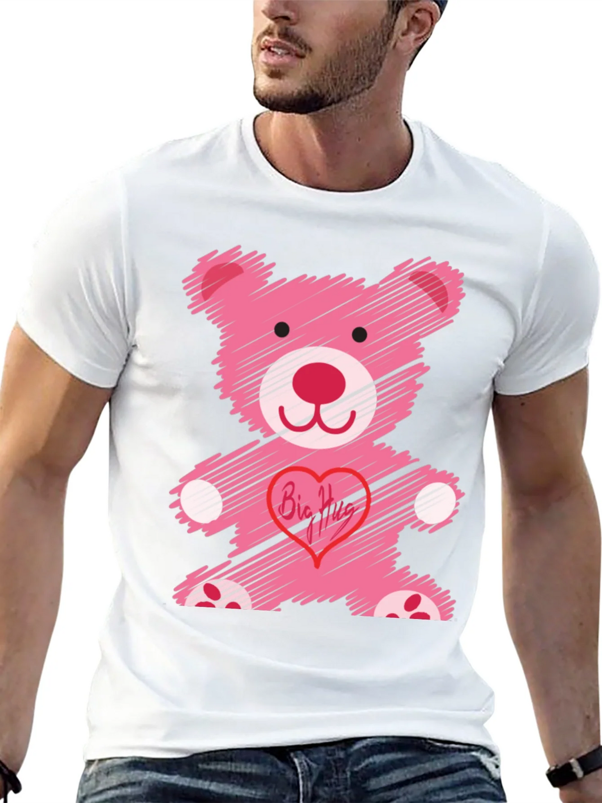 Cute Teddy Bear Graphic T-Shirt product image 8