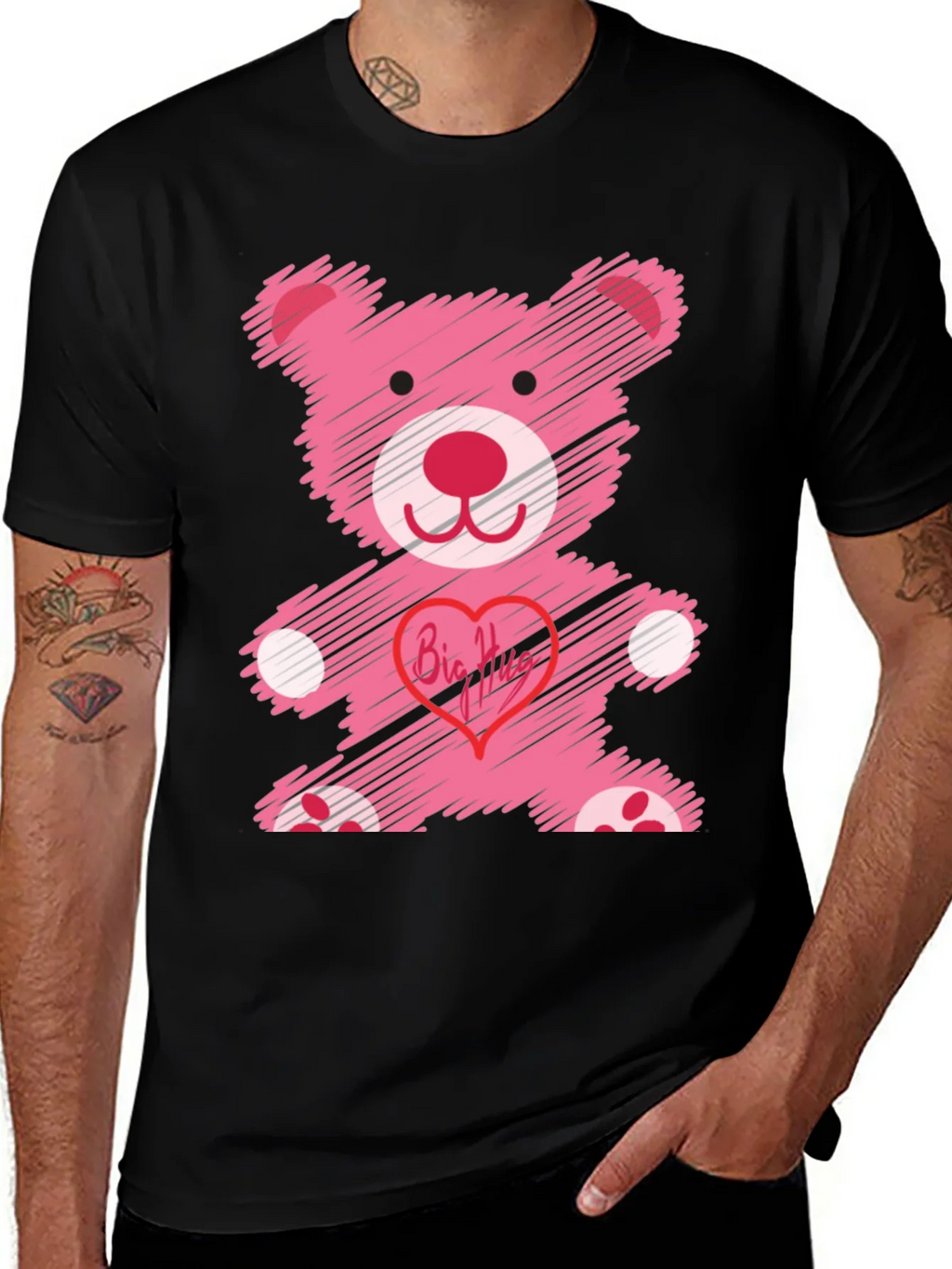 Cute Teddy Bear Graphic T-Shirt product image 1