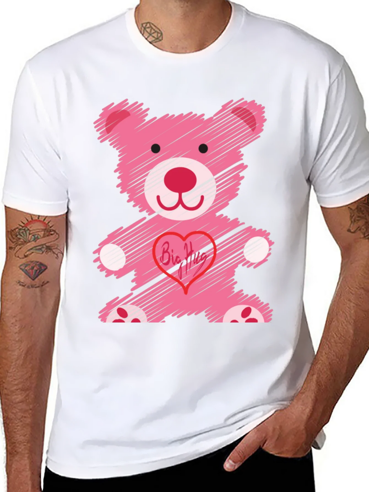 Cute Teddy Bear Graphic T-Shirt product image 5