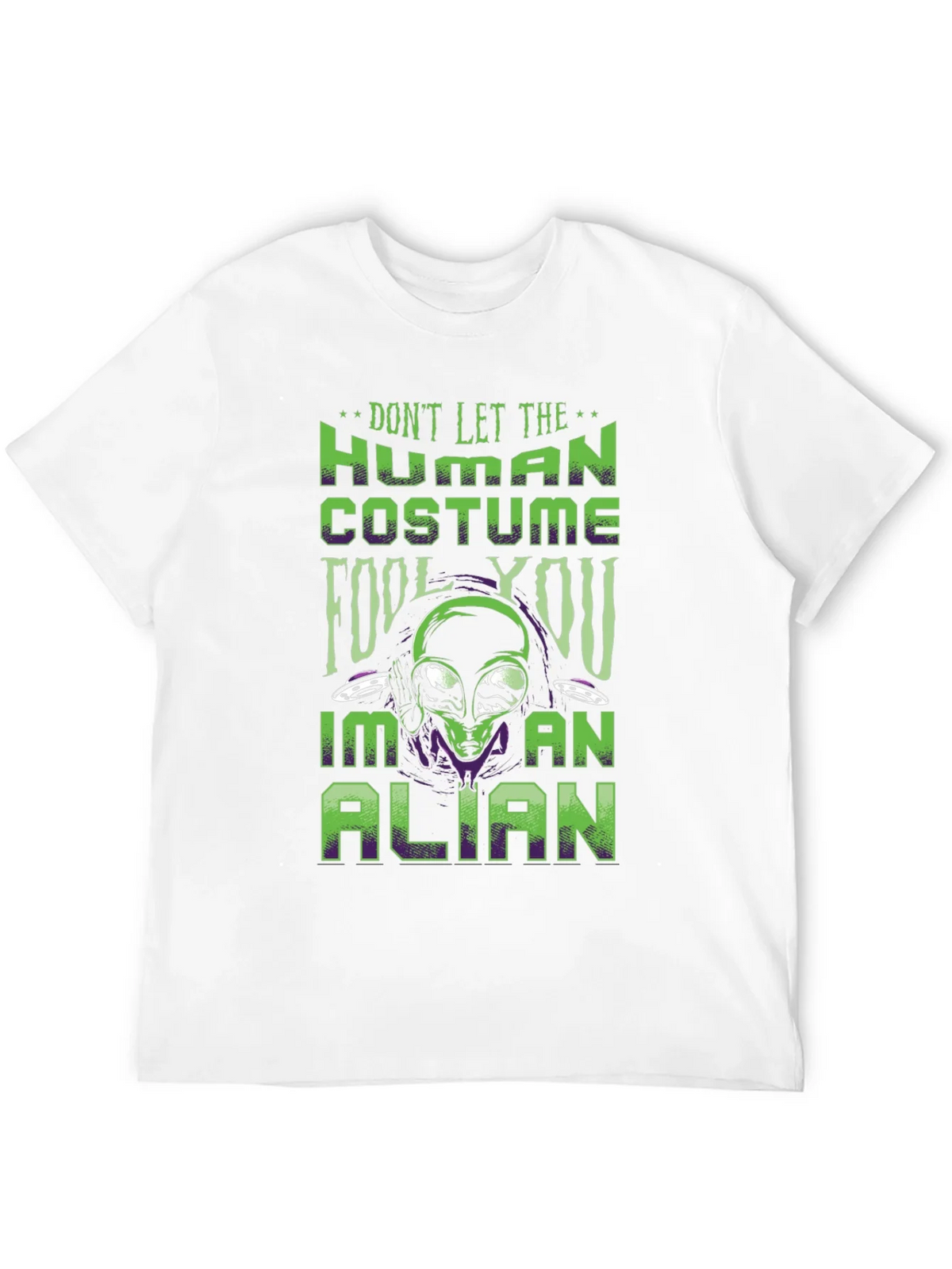 Dont Let The Human Costume Fool You Alien T-Shirt product image 11
