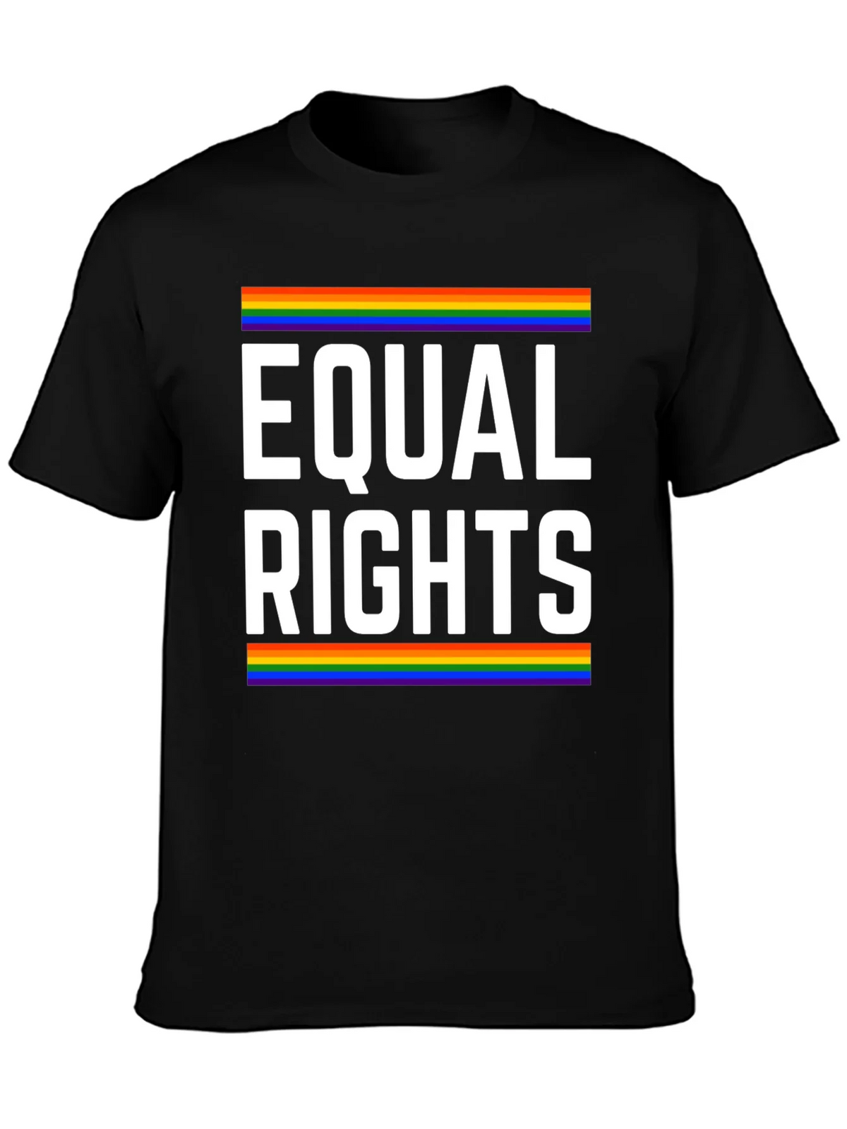 Equal Rights Pride T-Shirt - LGBTQ+ Rainbow Design product image 3