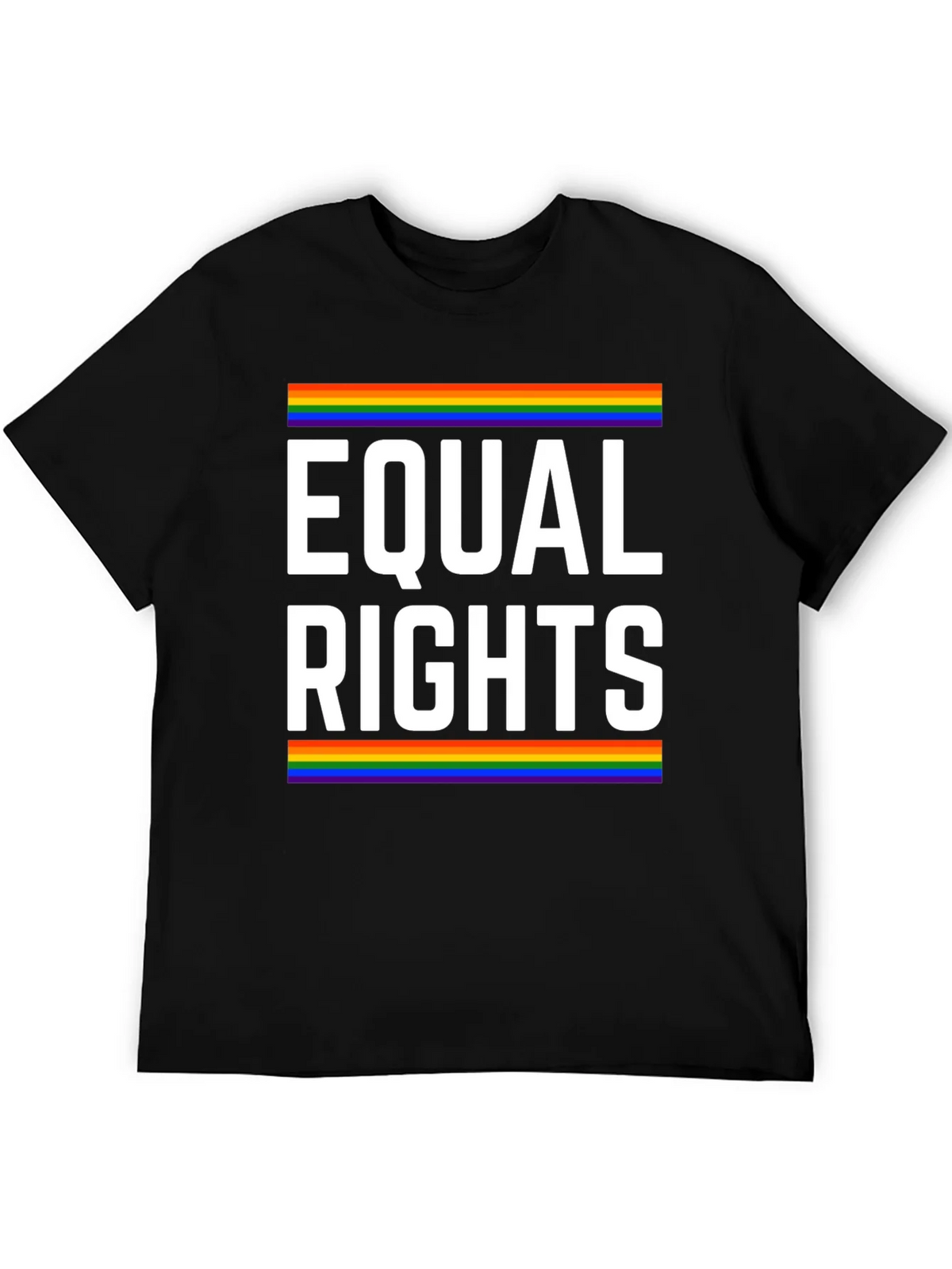 Equal Rights Pride T-Shirt - LGBTQ+ Rainbow Design product image 5