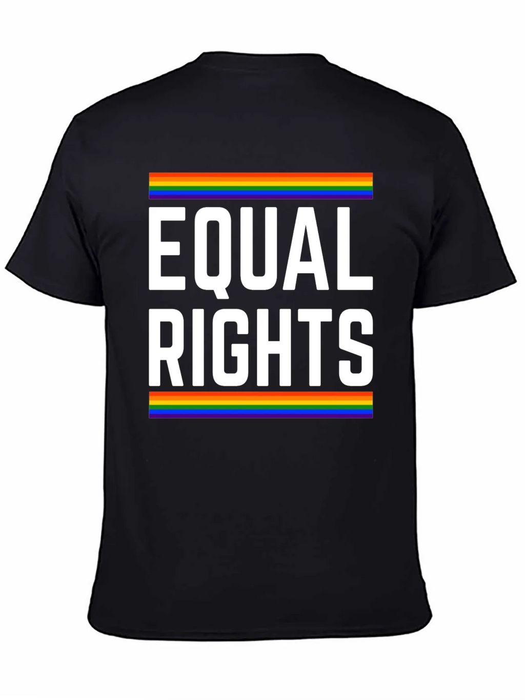 Equal Rights Pride T-Shirt - LGBTQ+ Rainbow Design product image 4