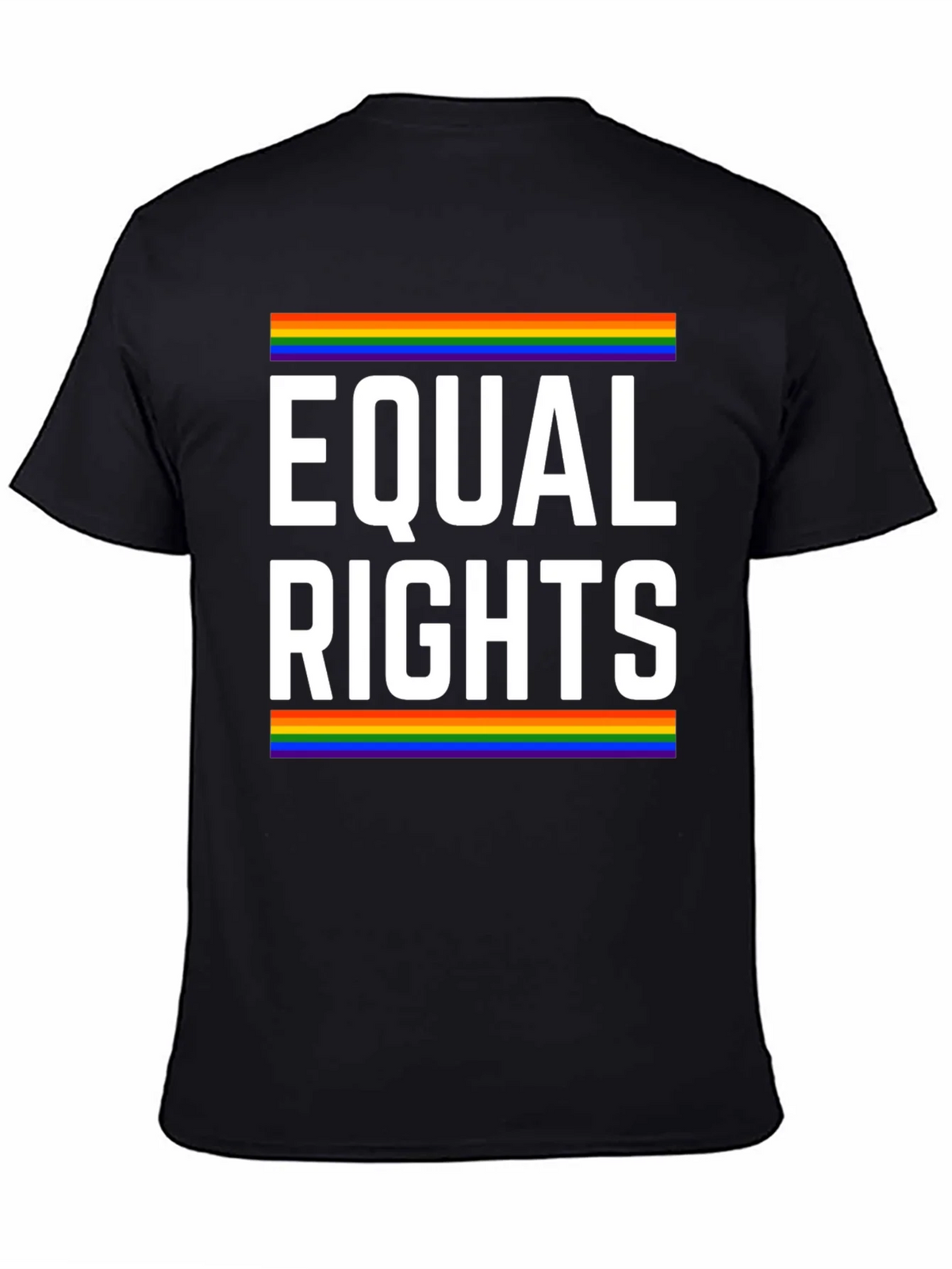 Equal Rights Pride T-Shirt - LGBTQ+ Rainbow Design product image 4