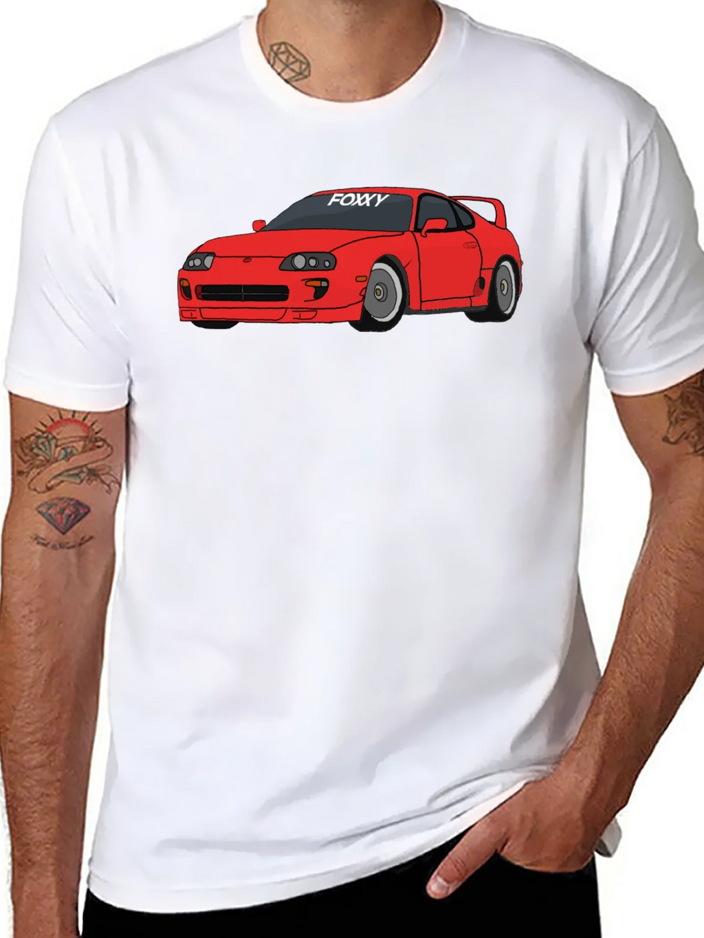 Foxy Car Graphic Tee - Modern Style product image 7