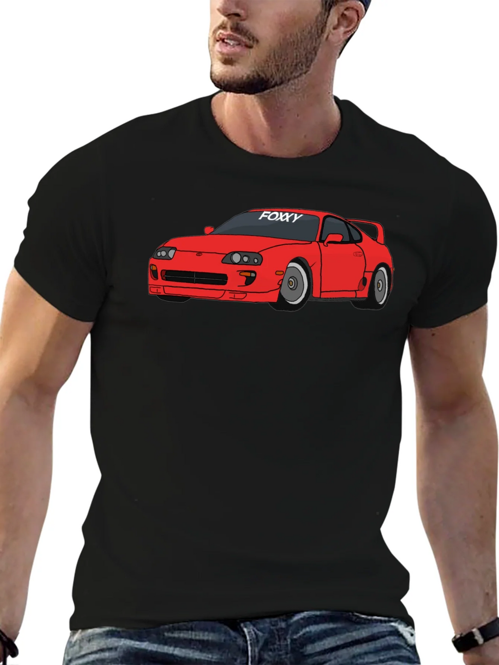 Foxy Car Graphic Tee - Modern Style product image 6