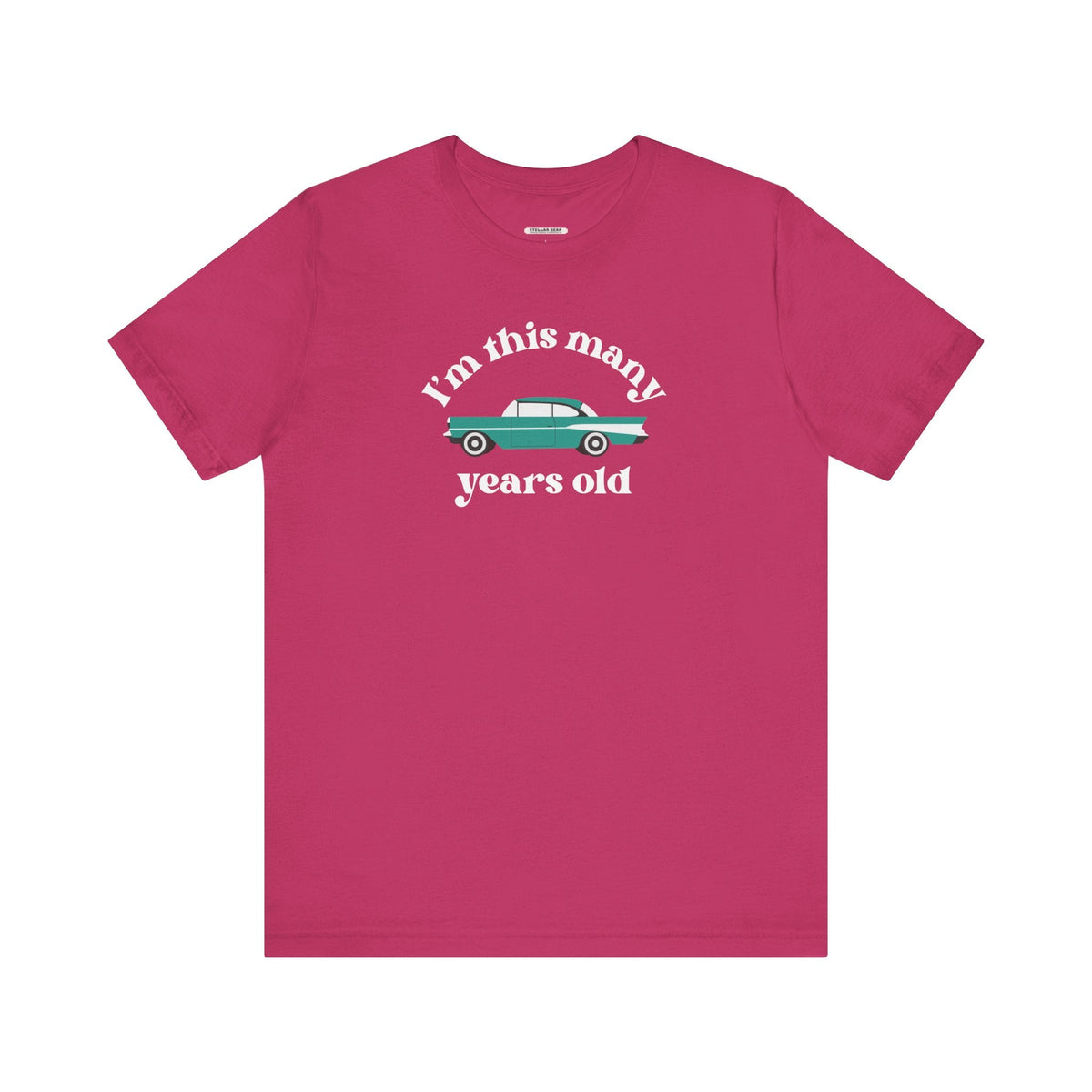 I'm This Many Years Old (Fin Car) Graphic T-Shirt product image 8