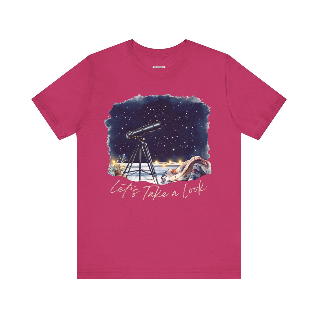 Let's Take a Look Telescope Graphic T-Shirt product image 12