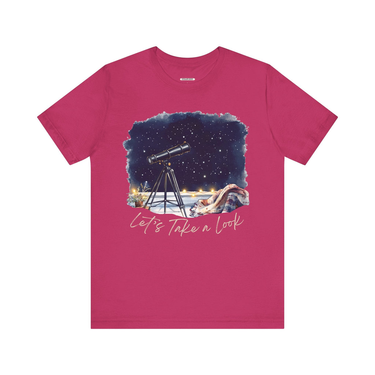 Let's Take a Look Telescope Graphic T-Shirt product image 12
