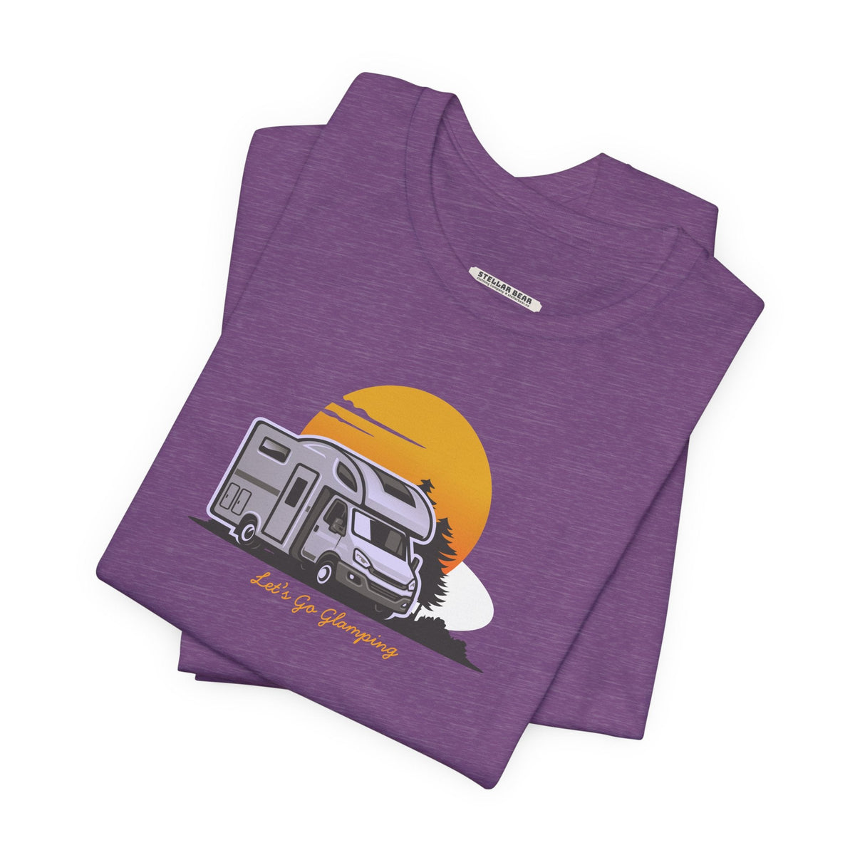Let's Go Glamping RV Graphic T-Shirt product image 7