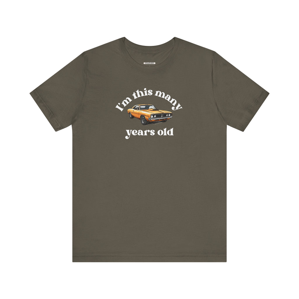 I'm This Many Years Old (Muscle Car) Graphic T-Shirt product image 13