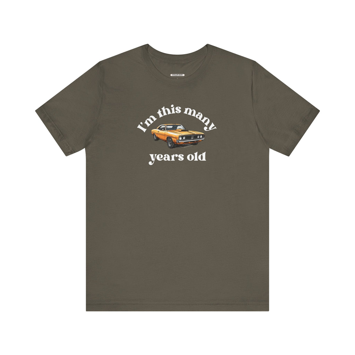 I'm This Many Years Old (Muscle Car) Graphic T-Shirt product image 13