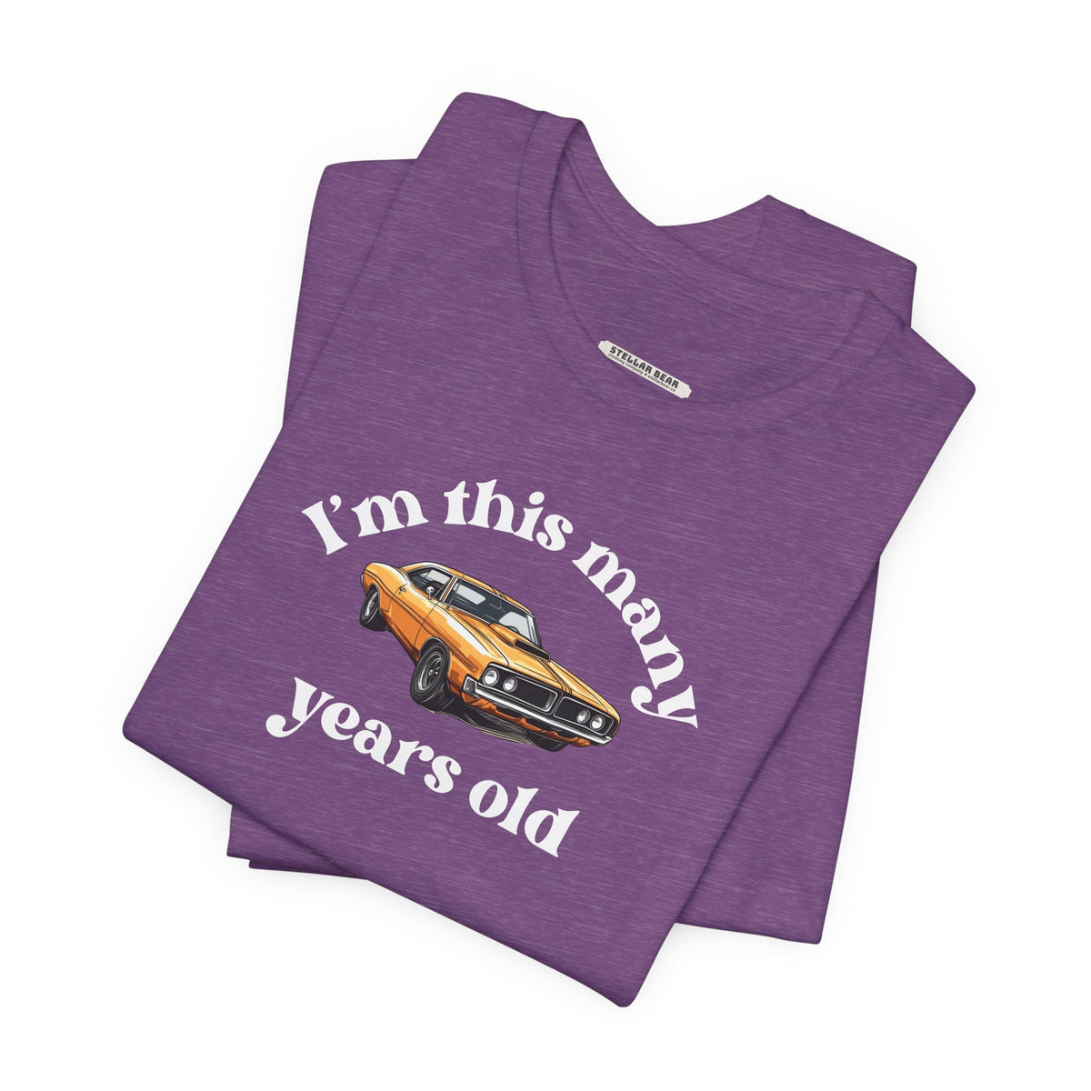 I'm This Many Years Old (Muscle Car) Graphic T-Shirt product image 6