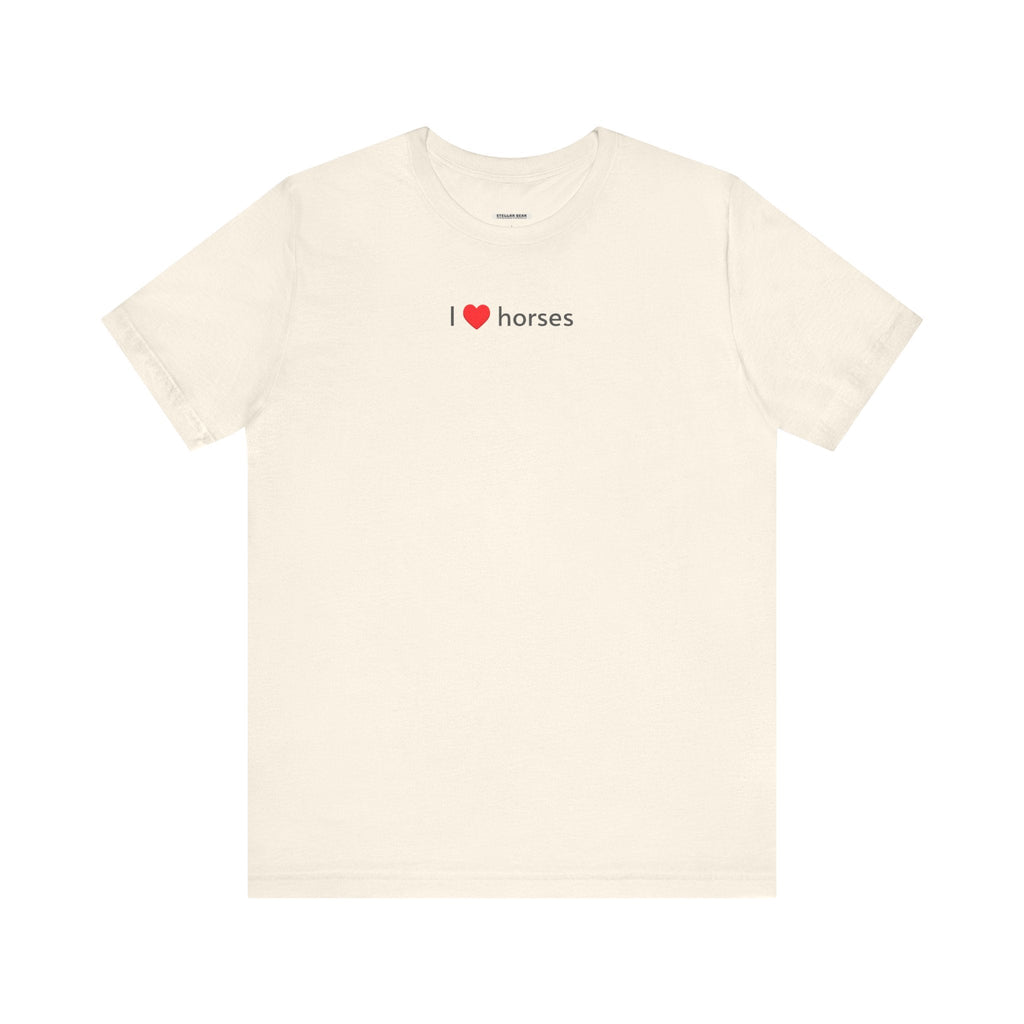 I Love Horses Minimalist Style T-Shirt product image 11