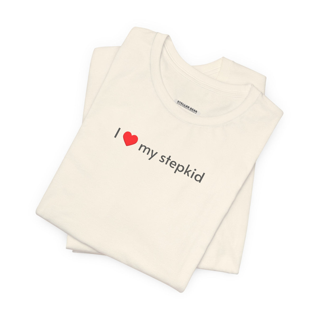I Love My Stepkid Minimalist Style T-Shirt product image 1