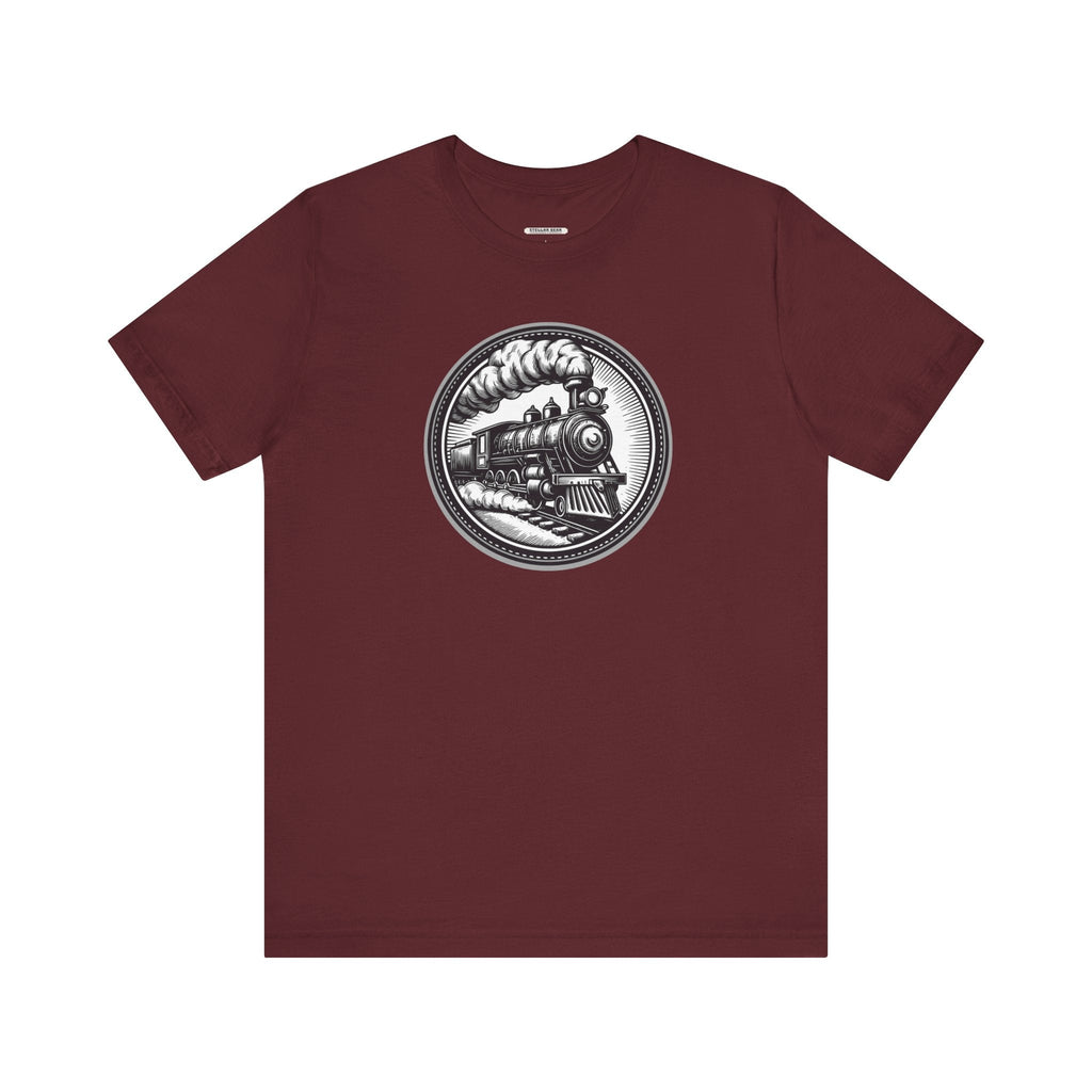 Steam Train Vintage Objects Graphic T-Shirt product image 12