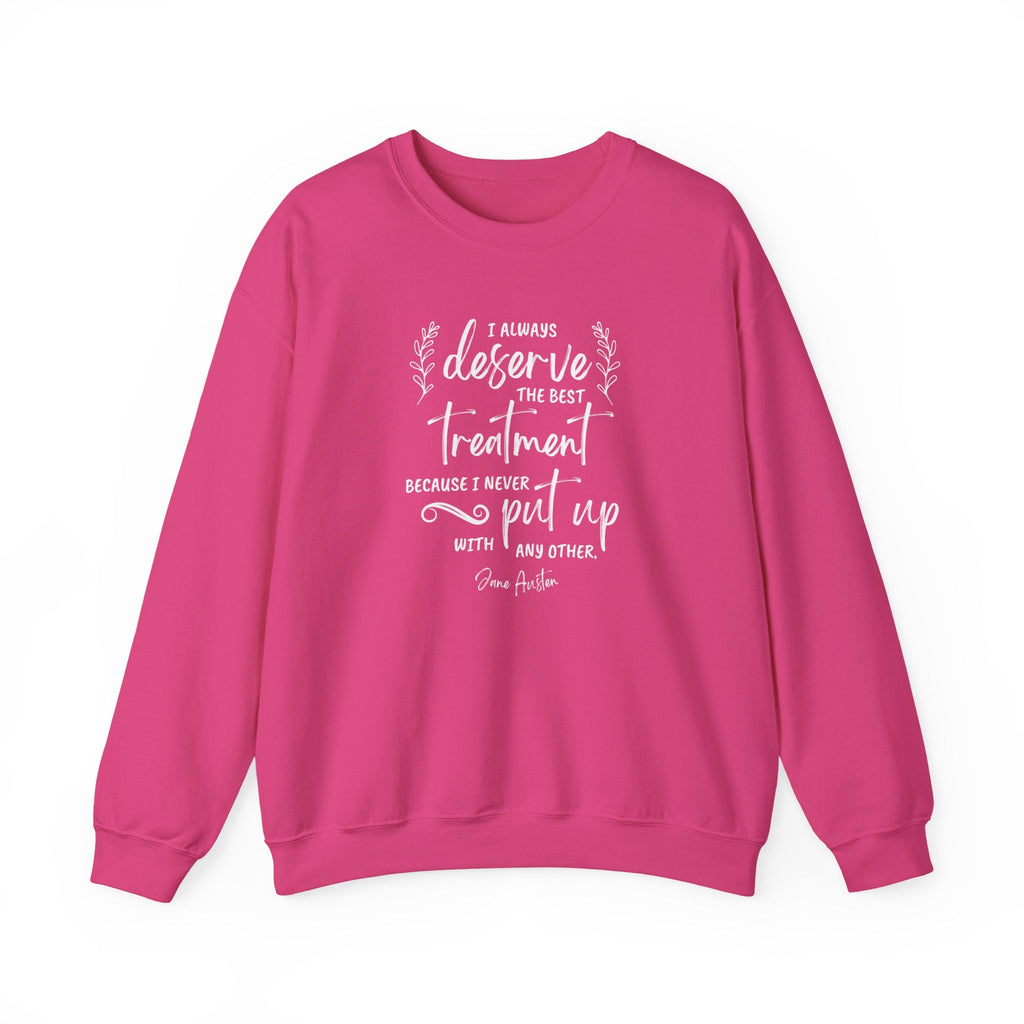 I Always Deserve the Best Treatment Quote Graphic product image 5