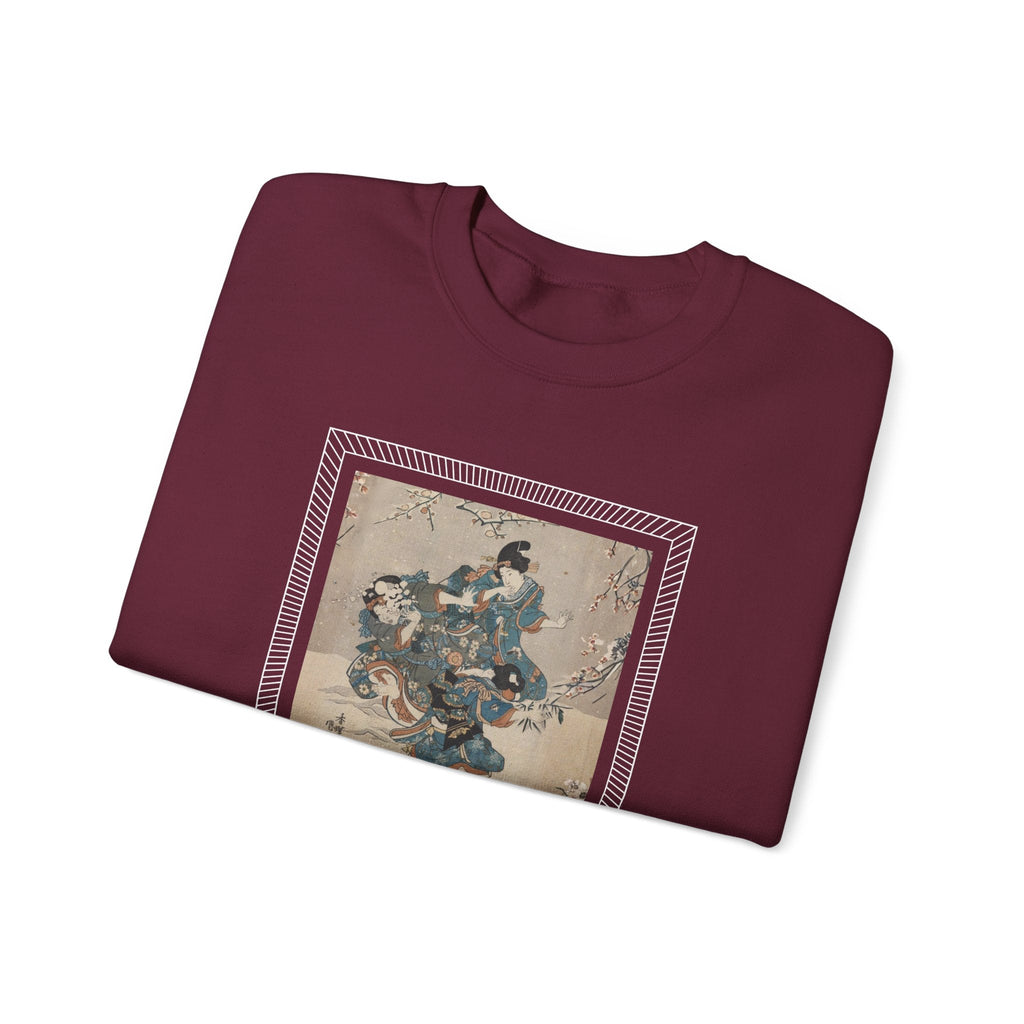 Snowball Fight 1830 Vintage Graphic Sweatshirt product image 13