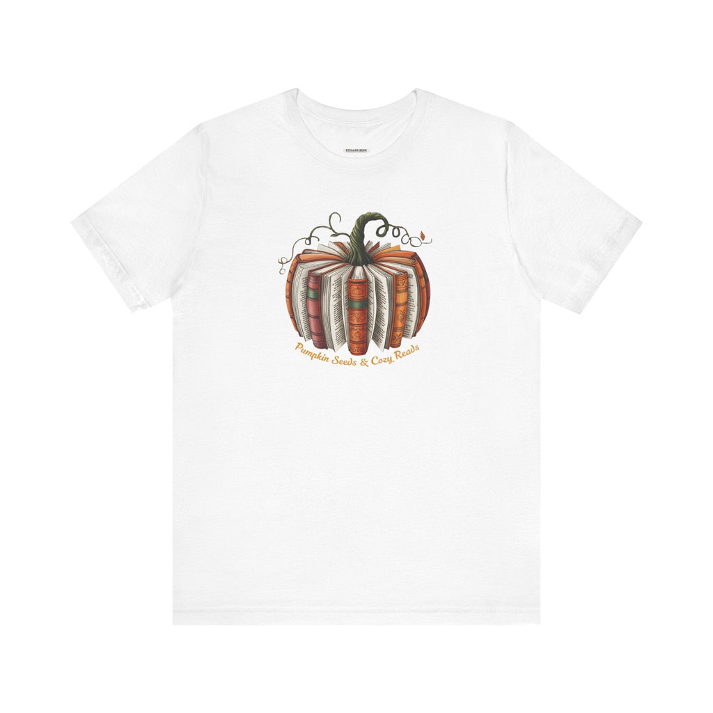 Pumpkin Seeds and Cozy Reads Graphic T-Shirt product image 12