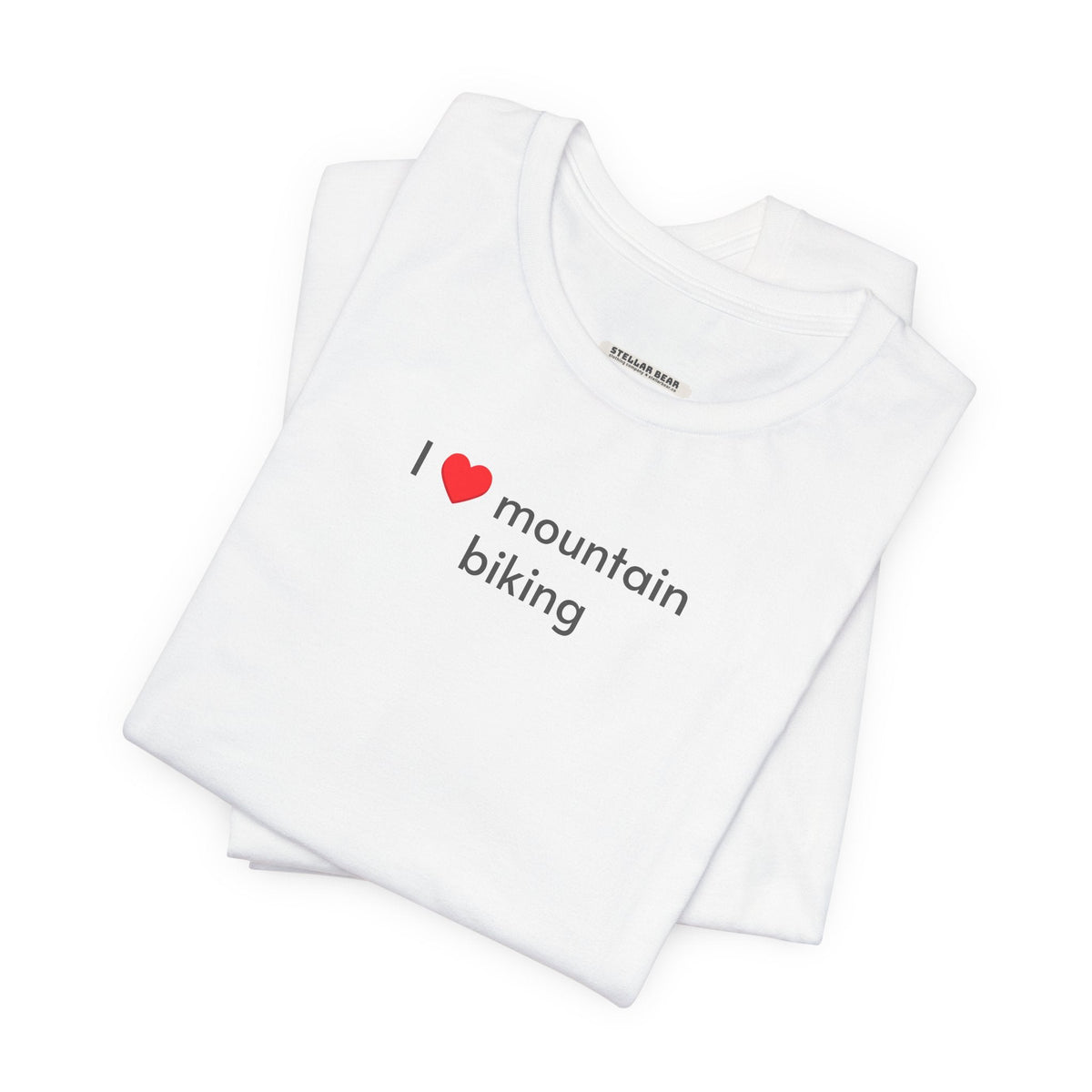 I Love Mountain Biking Minimalist Style T-Shirt product image 14