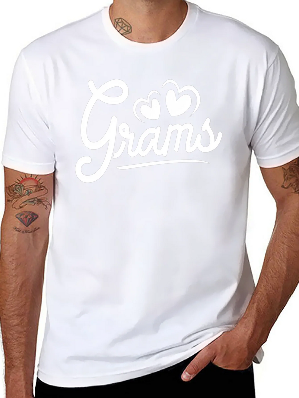 Grams Love Hearts Graphic T-Shirt product image 7