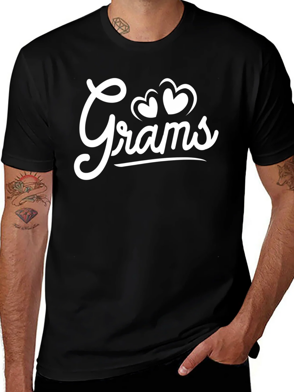 Grams Love Hearts Graphic T-Shirt product image 1