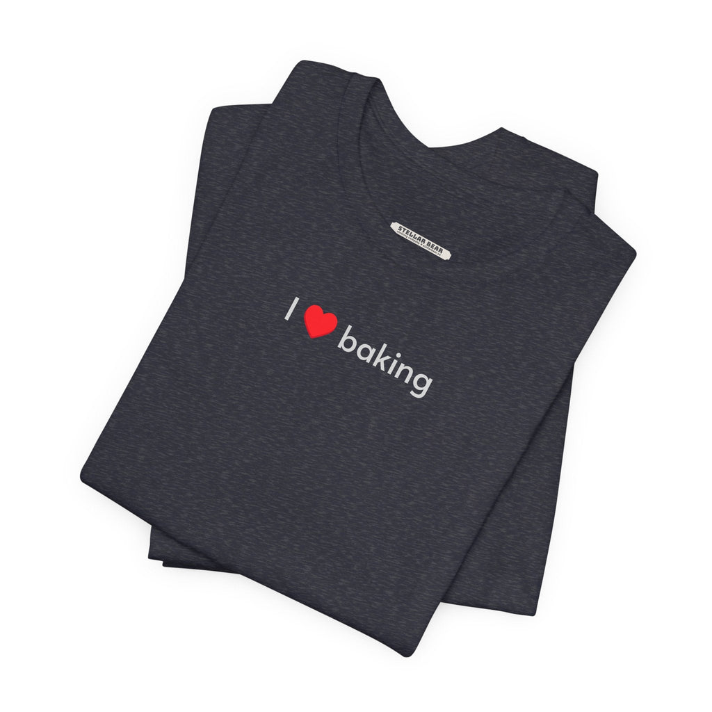 I Love Baking Minimalist Style T-Shirt product image 1