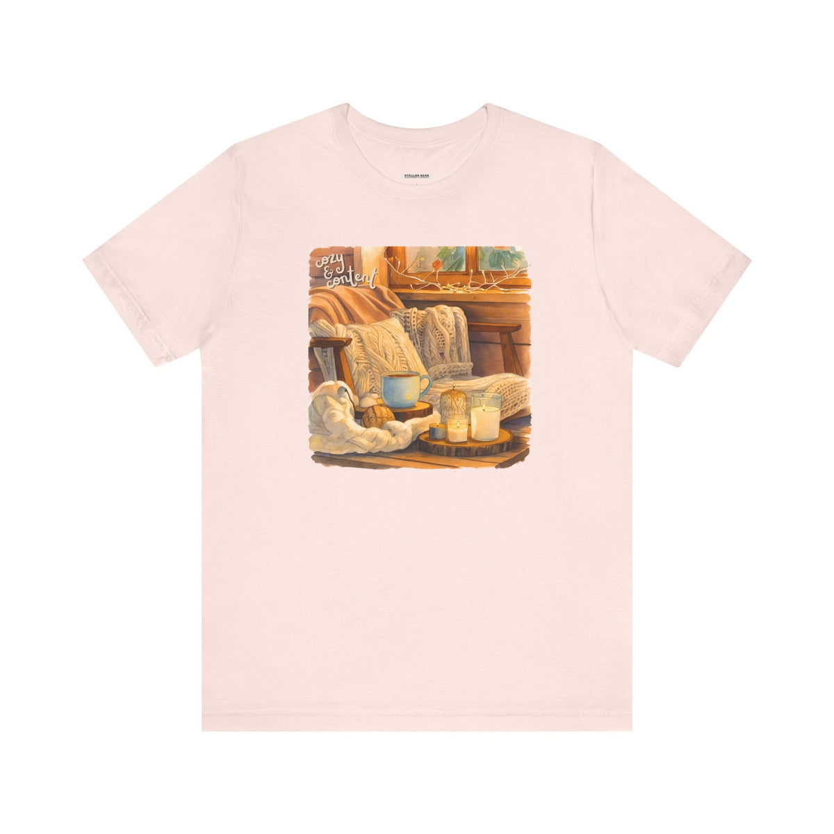 Cozy & Content Graphic T-Shirt product image 10