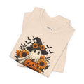 Ghost Witch, Sunflowers &Pumpkin Graphic T-Shirt product image 1