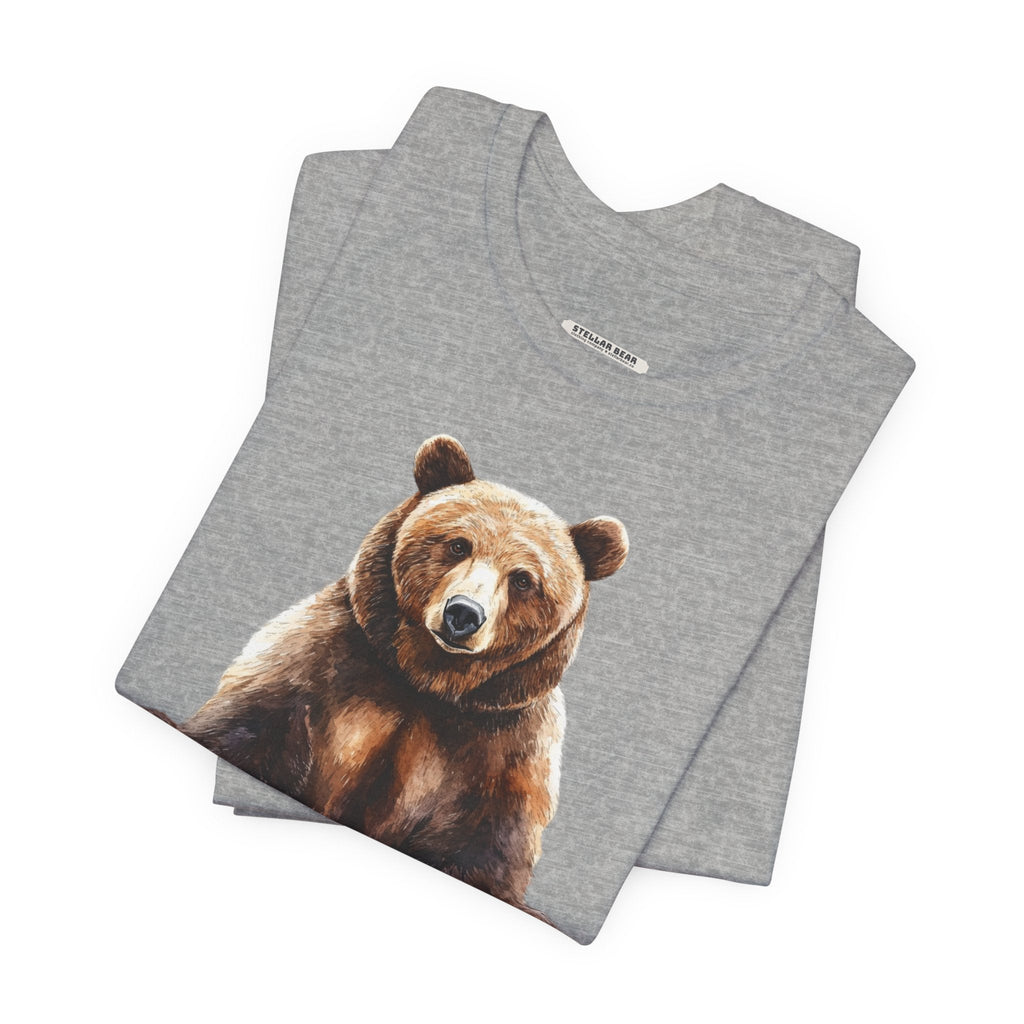Grizzly Bear Sitting Graphic T-Shirt product image 2