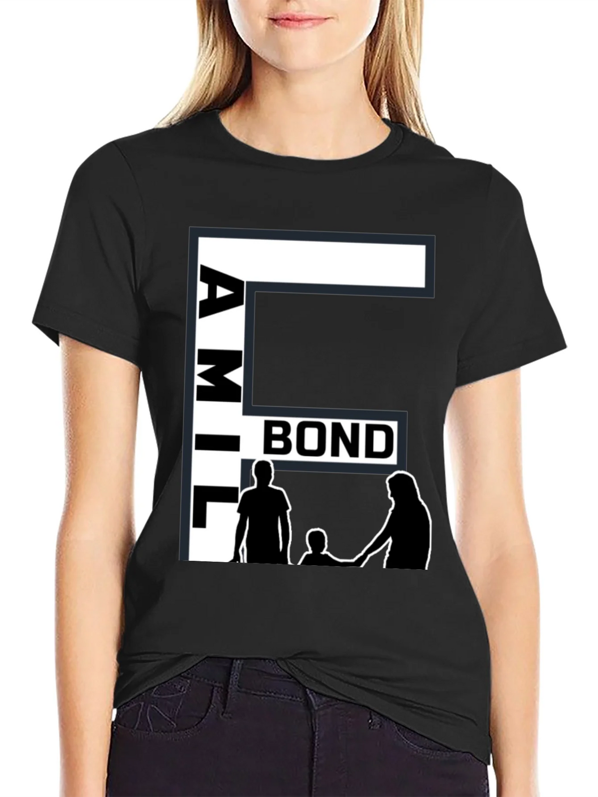 Family Bond Black T-Shirt product image 2