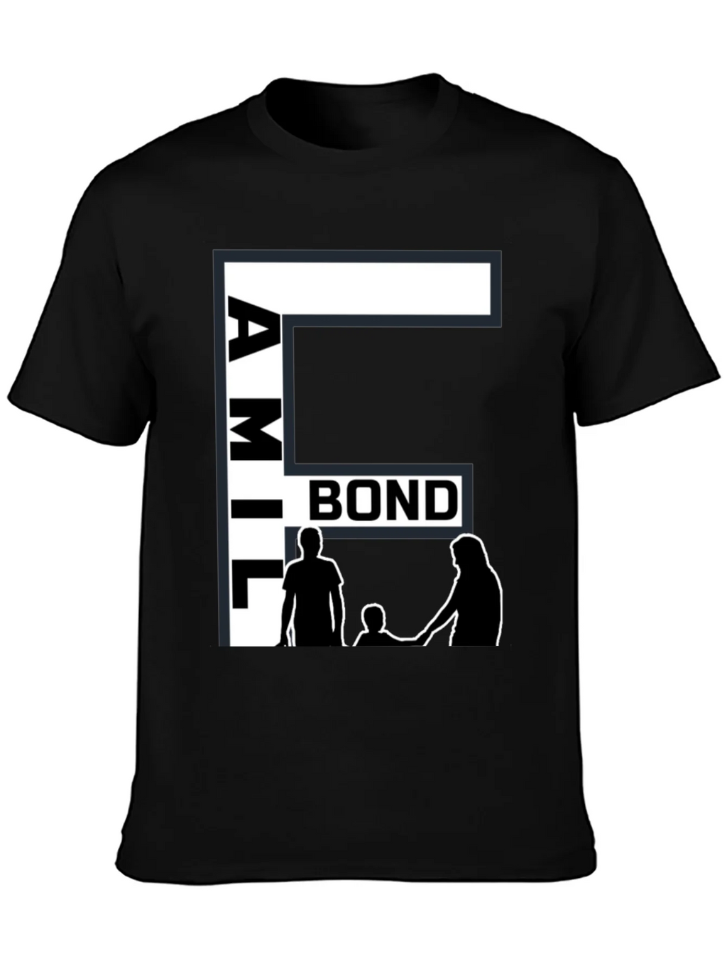 Family Bond Black T-Shirt product image 3