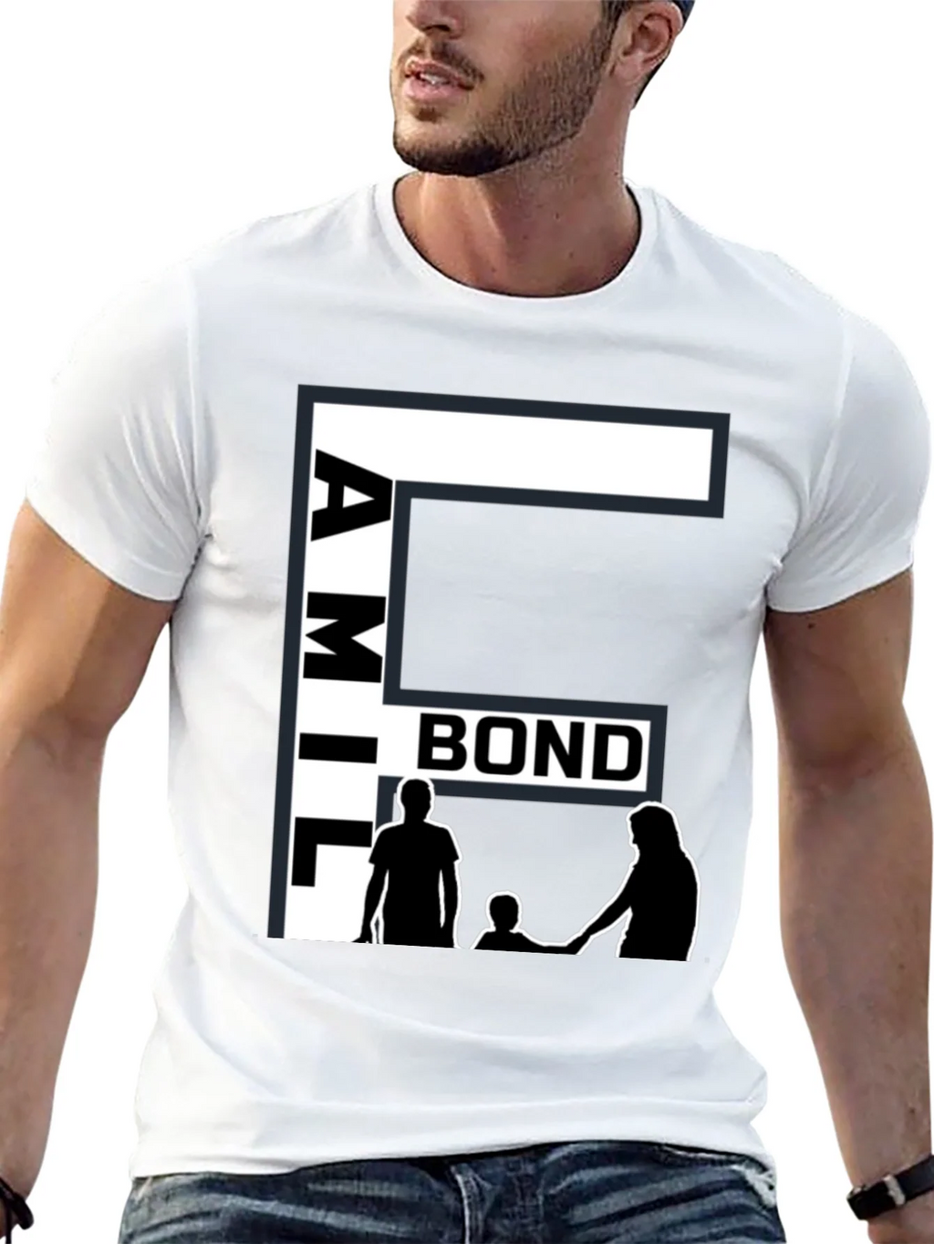 Family Bond Black T-Shirt product image 12