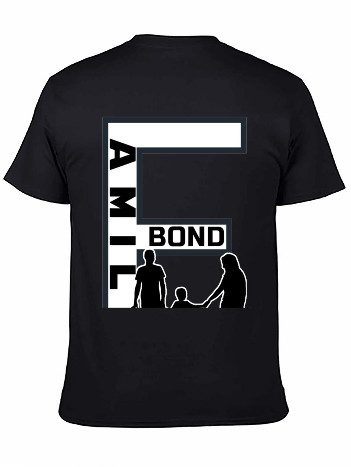 Family Bond Black T-Shirt product image 4