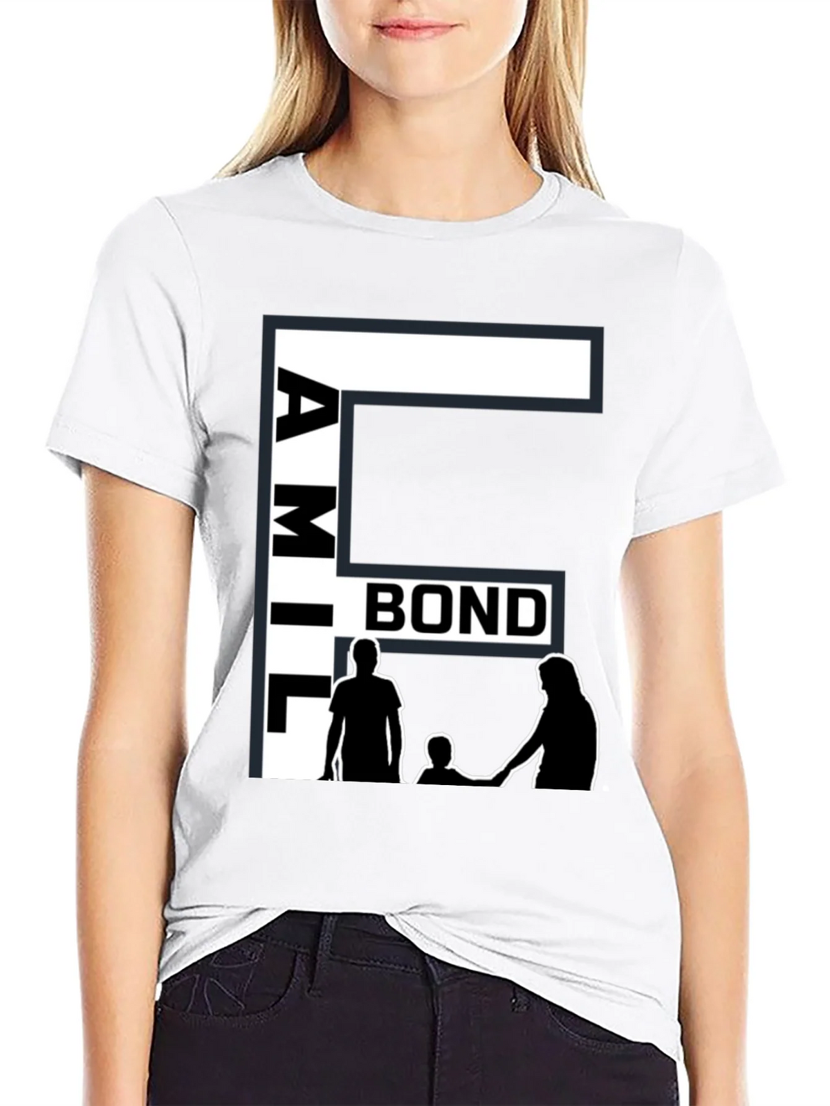 Family Bond Black T-Shirt product image 8
